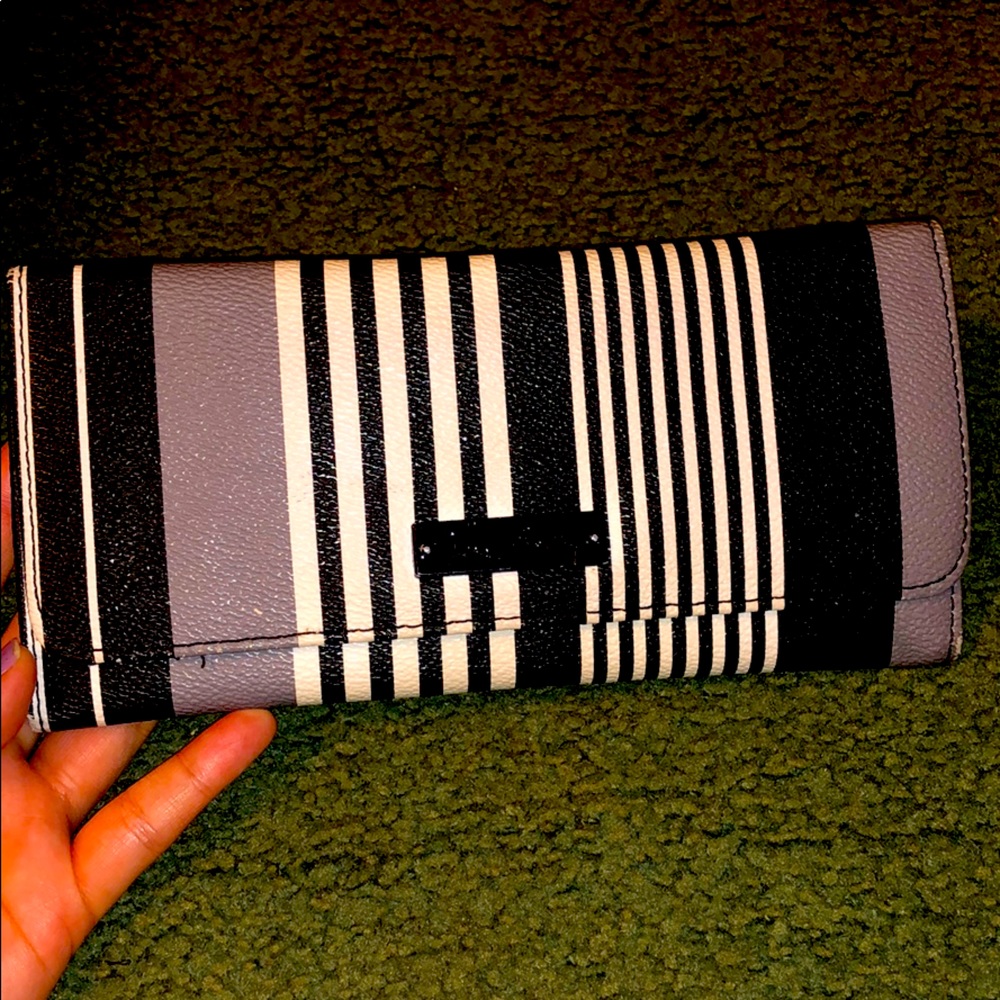 Striped Vera Bradley trifold wallet